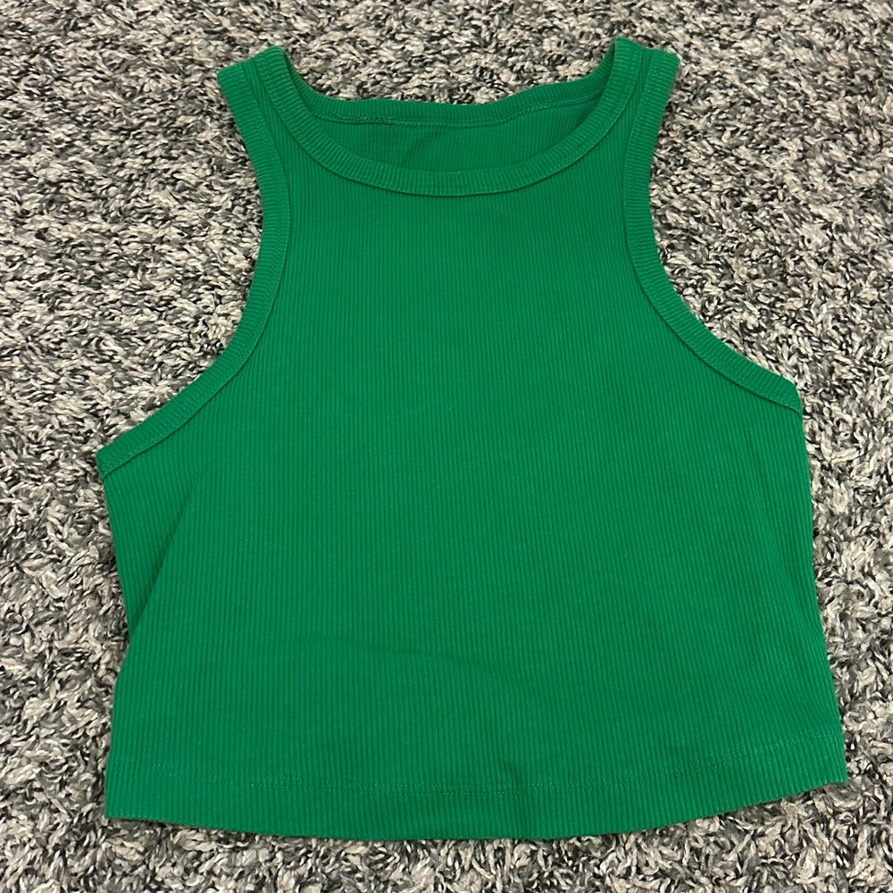7/$20💚Green Ribbed Wild Fable Tank Top